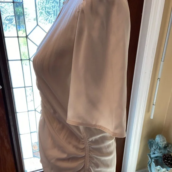 Rag & Bone Runched Ruffle Off White Blouse size 6 - Picture 10 of 16